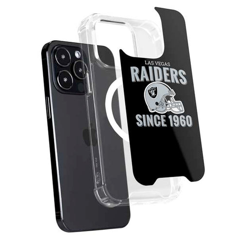 NFL Las Vegas Raiders Helmet iPhone 15 Pro MagSafe Case